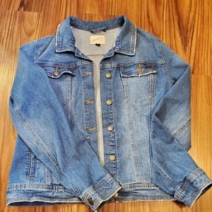 Womens Denim Jean Jacket Size XL